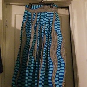 African Ankara  Print Skirt